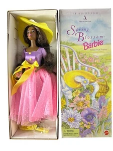 Barbie bambola Spring Blossom 1995 Avon Mattel 15202 afroamericana scatola originale - Foto 1 di 1
