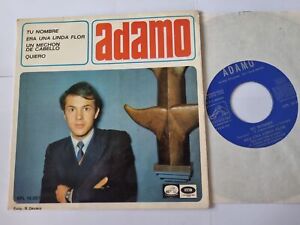 EP vinyle 7" Single Adamo - Tu Name Espagne CHANTÉ EN ESPAGNOL