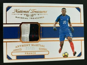 2018 Panini National Treasures Patch Bronze Anthony Martial ed/35 FRANCE - Bild 1 von 2