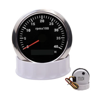 85mm Digital Tachometer Gauge Stunden Meter 0-4000RPM für Auto Boat 7 Farben - Picture 1 of 17