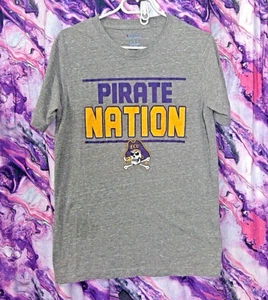 T-Shirt Champion East Carolina University ""Pirate Nation"" mittelgrau ECU - Bild 1 von 5