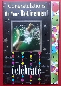 Retirement Best Wishes Greeting Card for Him Male Happy Champagne Celebrations - Picture 1 of 4