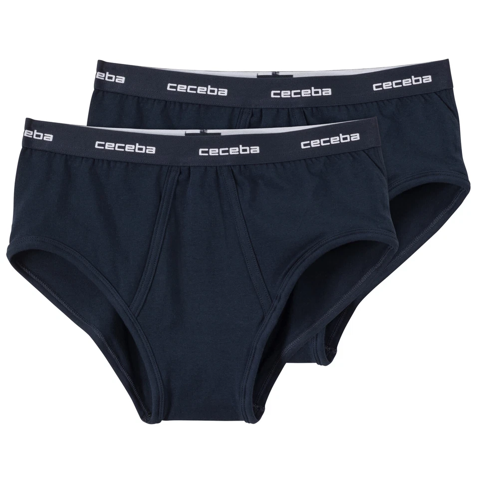 Ceceba 2er-Pack Übergrößen Stretch-Slip navy - Bild 1 von 1