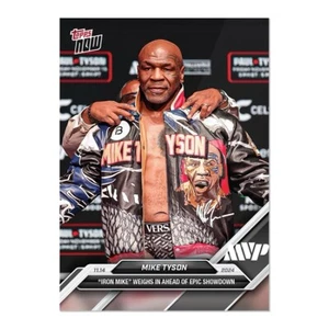 Mike Tyson - 2024 Boxing Topps NOW Card 1 - Picture 1 of 2