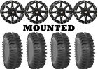 Kit 4 System 3 Xt400 Tires 32X10-14 On High Lifter Hl10 Black Wheels Can