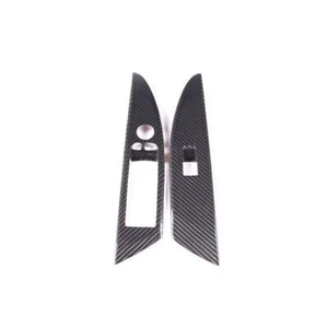 2pcs Dry Carbon Fibre Window Lift Switch Cover Trim For BMW 8 Series 2019-2022 - Picture 1 of 5