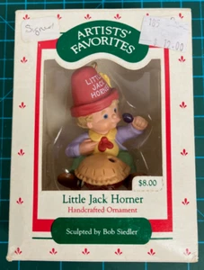 Hallmark Keepsake Christmas Ornament Little Jack Horner 1988 NIB Artist Signed - Picture 1 of 6