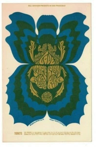 LOVE STAPLE SINGERS ROLAND KIRK 1968 WINTERLAND GRAHAM POSTCARD BG-116 N/M B-5 - Picture 1 of 2