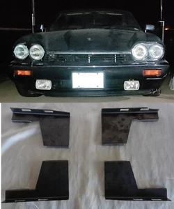 fabricated set of 4 jaguar XJS 92-94 95 96 quad headlight conversion brackets - Bild 1 von 7