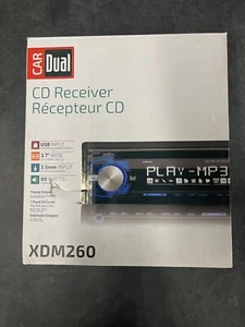 Dual XDM260 Audio Radio AM FM AUX USB MP3 CD Player Stereo Head Unit Receiver - Picture 1 of 5