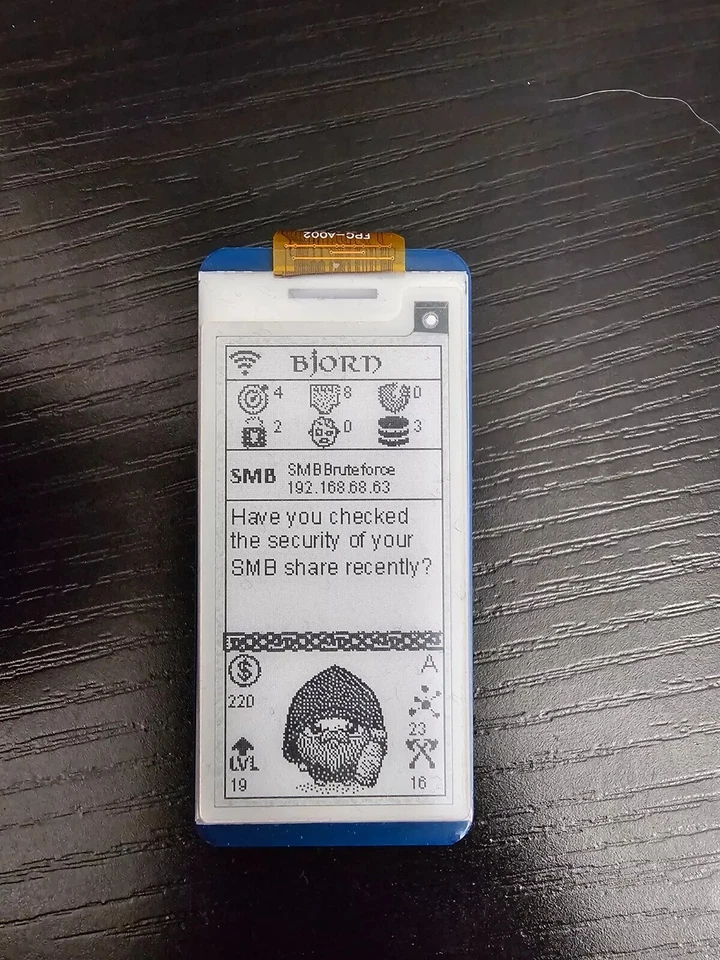 Bjorn CyberViking Pwnagotchi Digital WiFi Pet Raspberry Pi - Image 1 of 1