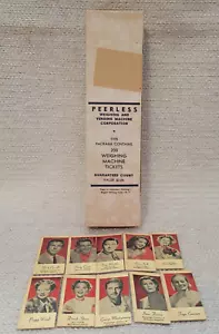 200 tarjetas selladas de estrellas de cine y música Kellogg de 1940 grabadas 230785G - Imagen 1 de 14