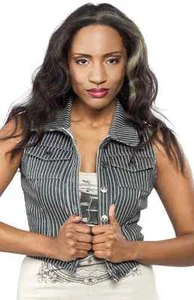 130707 White Striped Engineer Vest Sourpuss Cropped Blue Gray Punk Medium M - Picture 1 of 1