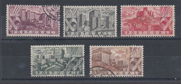 葡萄牙 1945 年城堡零件套装包括顶级值 (x5) FU (ID:489/D40056) — 第 1/1 张图片