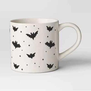 Target Hyde & Eek Black Bat Halloween Coffee Mug 16oz - Picture 1 of 2