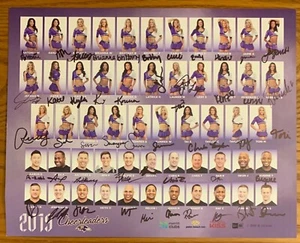 BALTIMORE RAVENS CHEERLEADERS 100% AUTHENTIC AUTOGRAPHED PHOTO,54 SIGNATURES,WOW - Bild 1 von 1