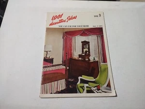 VINTAGE ISSUE OF 1001 DECORATIVE IDEAS BOOK 9 FROM GOOD HOUSEKEEPING MAGAZINE - Imagen 1 de 11