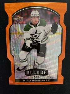 20-21 UD Allure Hockey Orange Slice 41 Miro Heiskanen - Picture 1 of 2