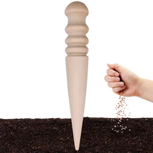 Mini Hand Plant Dibber Garden Hole Punch Dibbler Seedling Tool For Planting - Picture 1 of 9