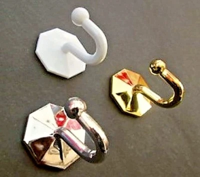 2x GANCI POSTERIORI PER TENDE STICK ON AUTOADESIVI ADESIVI NAPPA SUPPORTI TIRANTI - Immagine 1 di 4