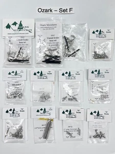 Ozark Miniature - Upgrade Parts, white metal / Zurüstteile , Weißmetall - Set F - Picture 1 of 4