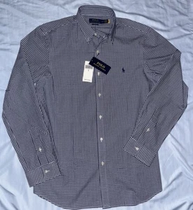 New Adult Mens Polo Ralph Lauren Oxford Dress Casual Shirt Slim Fit Button Up - Picture 1 of 4