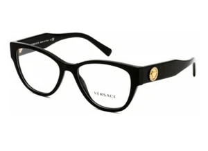 New VERSACE Women's Eyeglasses VE 3281-B GB1 Black Optical Frame 53-17-140 - Foto 1 di 4