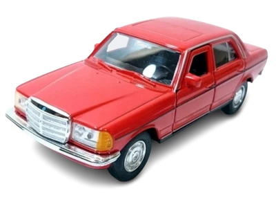 Welly Mercedes Benz W 123 rosso scala 1:34 1:39 auto pressofusa da 4,5... - Immagine 1 di 4