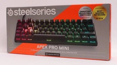SteelSeries Apex Pro Mini Tournament Ready Wired Gaming Keyboard - New - Image 1 of 4