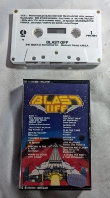 K-Tel BLAST OFF Compilation Cassette Tape (1982) John Cougar, Joan Jett, Halen - Image 1 of 3