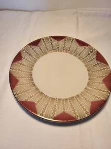 Vintage Bavaria Germany Porcelain China Saucer & Cake Plate #36 Rose and Gold - Picture 1 of 8
