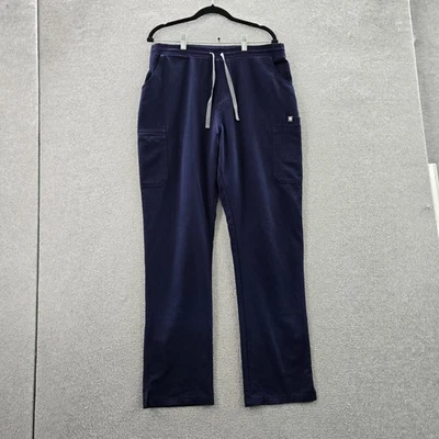 FIGS Women Scrub Pants L/T Blue Cargo Yola Skinny  31" Inseam - Image 1 of 4