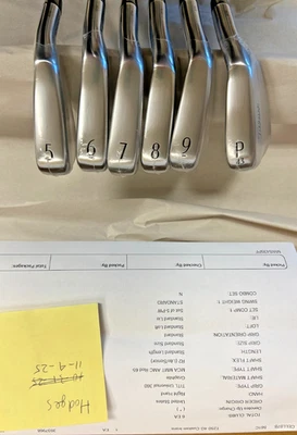 2025 brand new Titleist T250 iron set 5-PW Senior flex Graphite shafts - Image 1 of 4