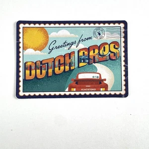 Dutch Bros Grüße aus Holländern Postkarte Aufkleber - Bild 1 von 1