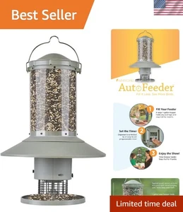 Elegant Programmable Automatic Bird Feeder - Squirrel Proof & Weather Resistant - Picture 1 of 9