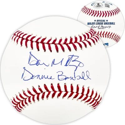 Don Mattingly Signed MLB Baseball New York Yankees "Donnie Baseball" Beckett Wit - Image 1 of 4