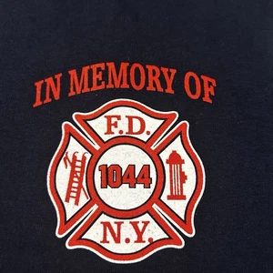 FDNY E-332 East New York Marines Memorial T-Shirt SZ-XL - Picture 1 of 10