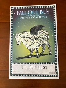 FALL OUT BOY INFINITY ON HIGH RARE PROMO POSTER 11 x 17 PROMOTIONAL 2007 - Picture 1 of 1