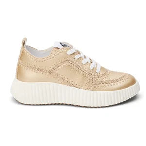 COCONUTS by Matisse Nelson Metallic Platform Womens Gold Sneakers Casual Shoes - Picture 1 of 5