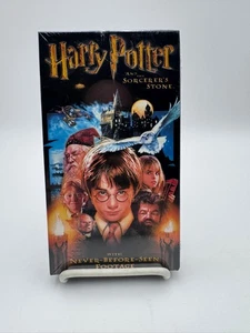 Harry Potter and the Sorcerer's Stone VHS 2001 Fantasy Original Release Warner - Foto 1 di 3