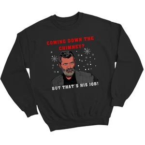 Roy Keane Weihnachtssweatshirt lustig hässlich Unisex lustig Urlaub Pullover #MC48 - Bild 1 von 25