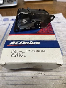 NOS GM OEM windshield wiper switch w/ pulse intermittent 78-83 Chevy GMC - Picture 1 of 2