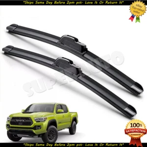 Fits 2016-2023 Toyota Tacoma  J-HOOK Windshield Wiper BladesHybrid Silicone - Bild 1 von 3