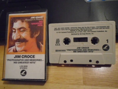 RARE OOP Jim Croce CASSETTE TAPE Greatest Hits LEROY BROWN Time in Bottle NO UPC - Image 1 of 2