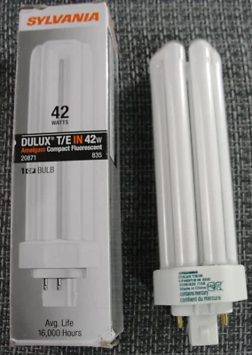 Sylvania Dulux T/E IN 42-Watt Triple Tube CF Bulb 20871 - Image 1 of 4