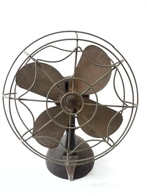 Antique Steampunk Deco Electric Fan  Eskimo As-Is For Part Restoration Or Repair - Image 1 of 4