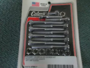 KIT DE TORNILLOS ALLEN CUBIERTA PRIMARIA SPORSTER 1977 1985 CROMADO - Imagen 1 de 2
