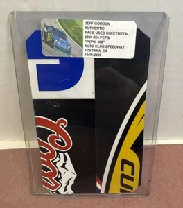 Jeff Gordon Race Used Sheet metal 2009 PEPSI 500 FONTANA CA #24 (D1) - Picture 1 of 1
