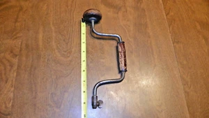 vtg unmarked small bit brace 9 3/4'' long thumb screw bit tightener - Picture 1 of 6
