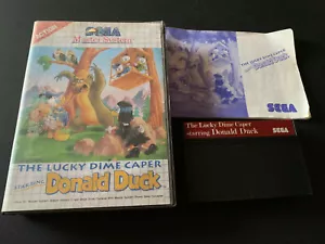 Donald Duck the Lucky Dime Caper Master System 2 Pal - Picture 1 of 2